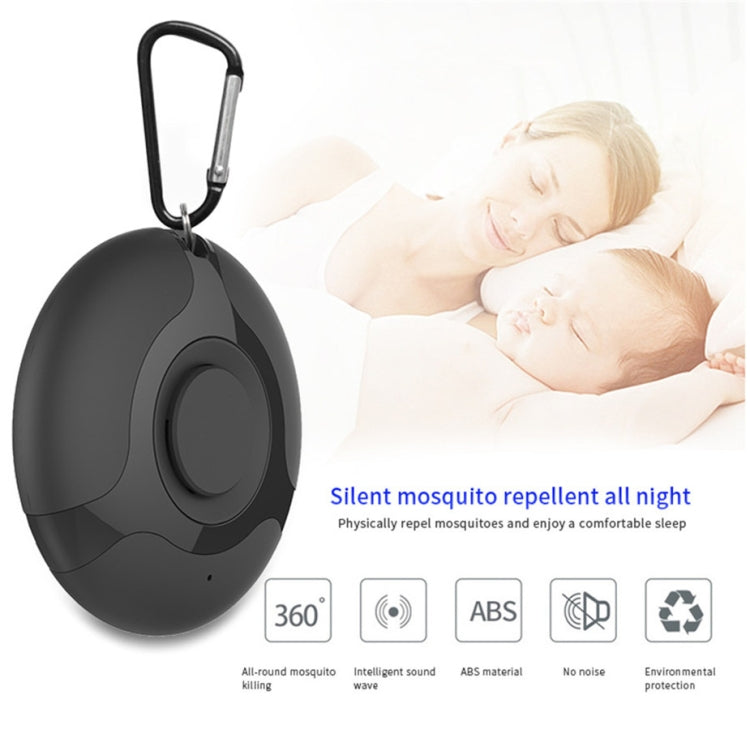 Ultrasonic Mosquito Repellent Electronics Cockroach Spider USB Charging Smart Mosquito Drive(White)
