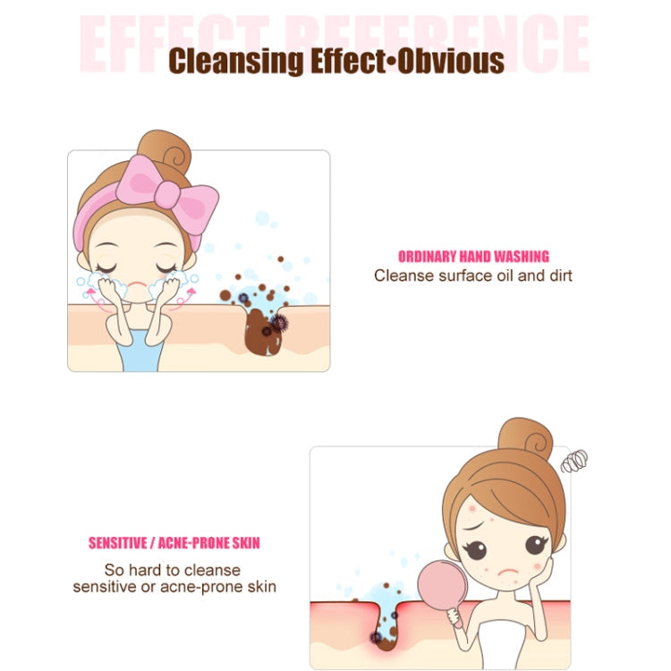2 in 1 Electric Facial Cleansing Brush Waterproof face Skin   Cleansing Massager Silicone Vibration Scrubber Pore   Clear Blackhead Remover