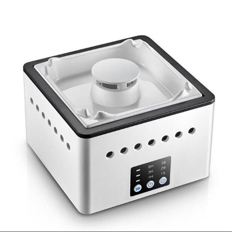 Ashtray Air Purifier Home Indoor Smoke Removal Small Desktop Anti-Secondhand Smoke Artifact(White)