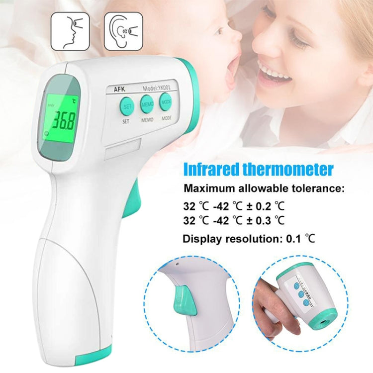 [HK Warehouse] Non-contact LCD Digital Thermometer Handheld Infrared Forehead Body Thermometer For Baby Adult