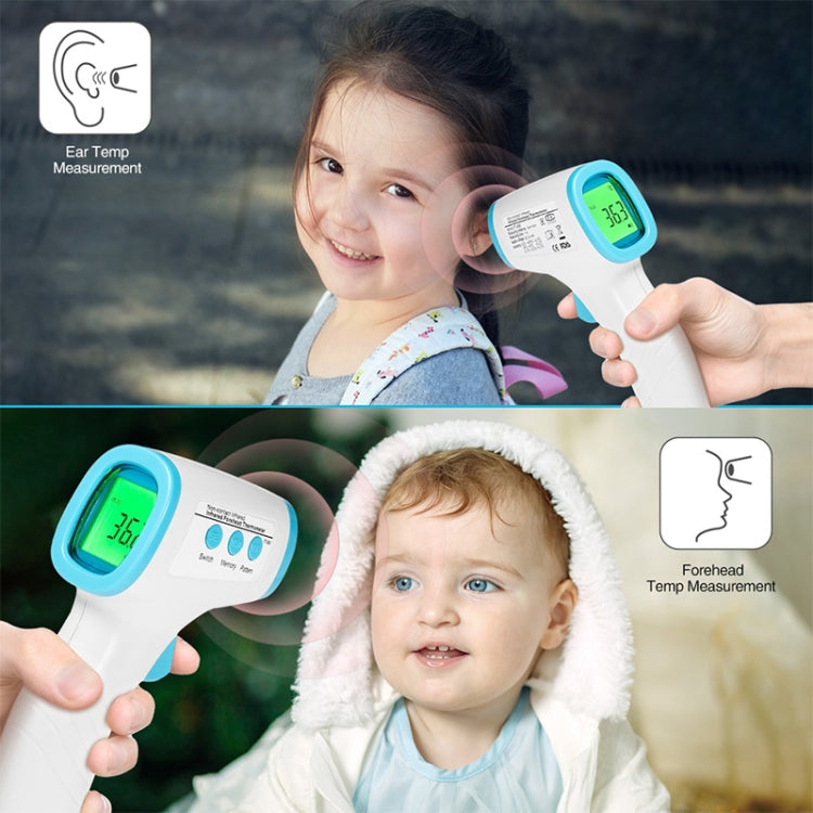[HK Warehouse] Non-contact LCD Digital Thermometer Handheld Infrared Forehead Body Thermometer For Baby Adult