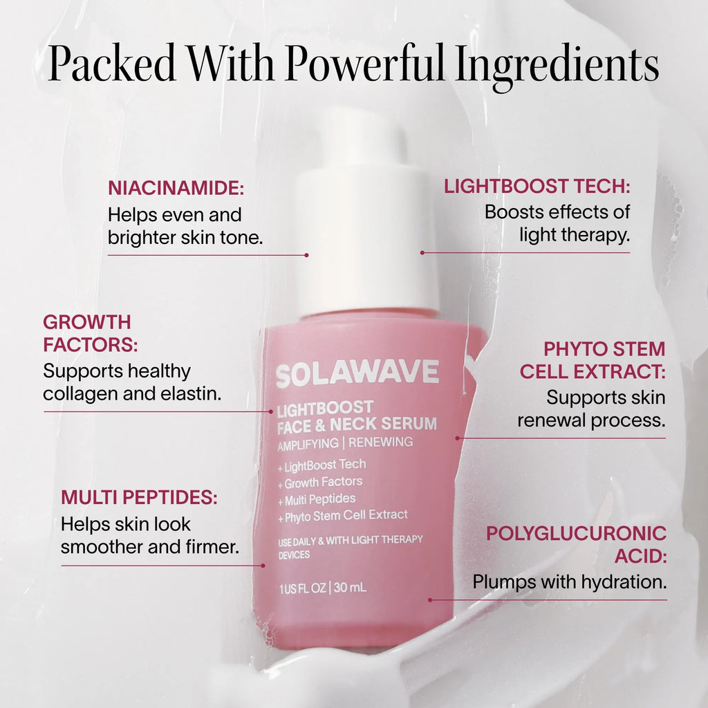 Light Therapy Boosting Face & Neck Serum