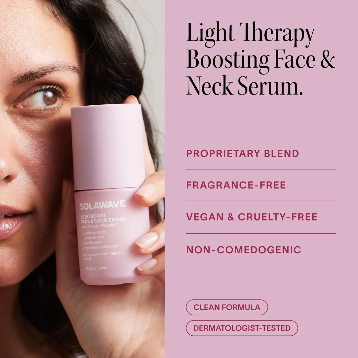 Light Therapy Boosting Face & Neck Serum