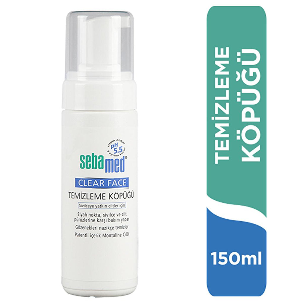Sebamed Clear Face Facial Cleansing Foam - pH 5.5, Deep Cleansing, Acne Prone Skin Care