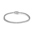 14K White Gold 3.00 Ctw Diamond Classic Standard 4 Prong Set Tennis Bracelet