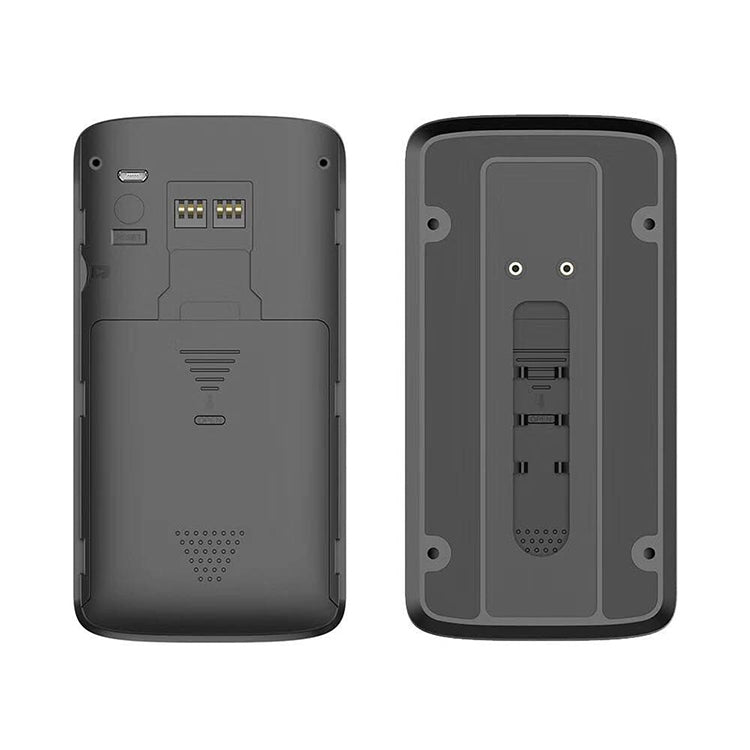 V5 Smart Phone Call Visual Recording Video Doorbell Night Vision Wireless WiFi Security Home Monitor Intercom Door Bell, Standard(Silver)