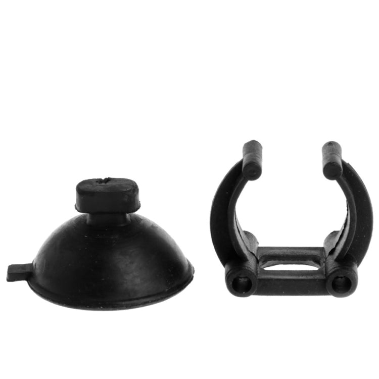 50 PCS 3.5cm Diameter Black Suction Cup Clip for Aquarium Heater Tubing Rain Bar