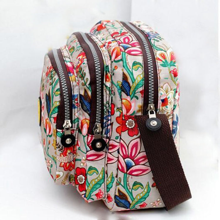 Women Shoulder Bag Waterproof Nylon Handbag Multilayer Crossbody Bag(Animal pattern)