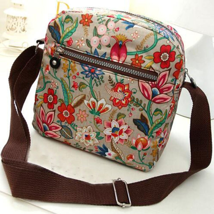 Women Shoulder Bag Waterproof Nylon Handbag Multilayer Crossbody Bag(Animal pattern)