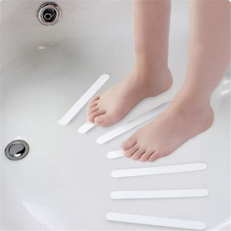 5 in 1 Stairs And Steps Non-slip Tape Bathroom Shower Room Anti-slip strip Bathtub Transparent Anti-slip Stickers, Size:2x20CM