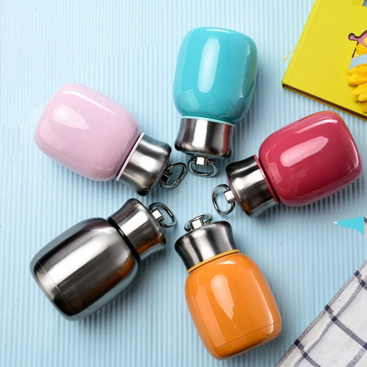Mini Cute Coffee Vacuum Flasks Thermos Stainless Steel Cup Travel Drink Water Bottle Thermoses Mugs 200ML(Stainless steel)