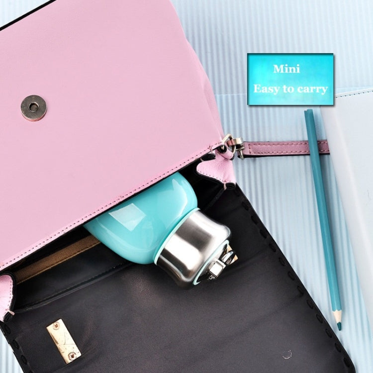 Mini Cute Coffee Vacuum Flasks Thermos Stainless Steel Cup Travel Drink Water Bottle Thermoses Mugs 200ML(Stainless steel)