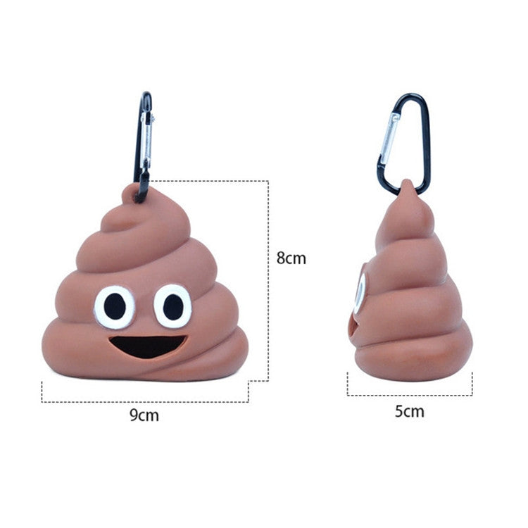 Pets Go Out Portable Soft Silicone Pet Toilet Bag Storage Box