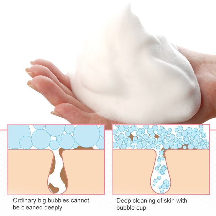 Facial Cleaner Frother Bottle(White)