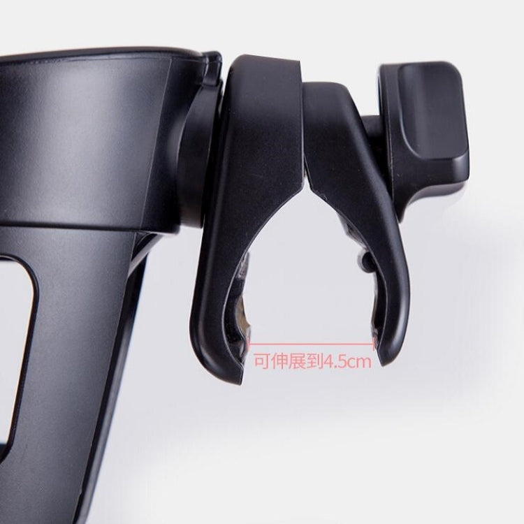 Baby Stroller Accessories Cup Holder Children Tricycle Bicycle Stroller Umbrella Car Bottle Water Bottle Cup Holder, Size:16×10.5×11.5cm(Black)