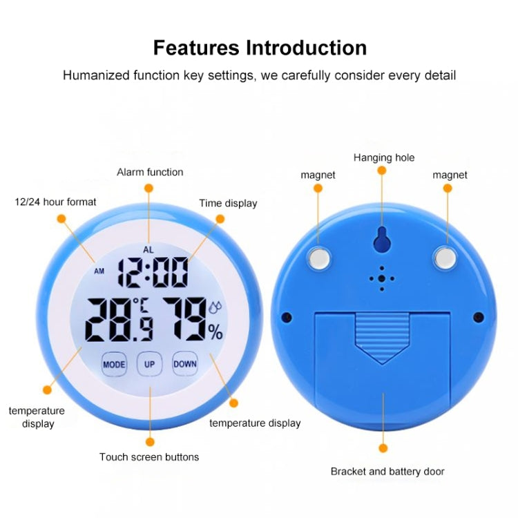 High Precision Indoor Electronic Thermometer(Blue)