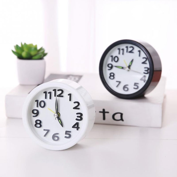 Creative Minimalist Mute Alarm Clock(Round White)