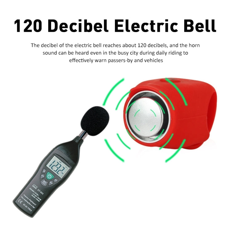 120 dB Bicycle Bell Mountain Bike Electric Horn(Green)