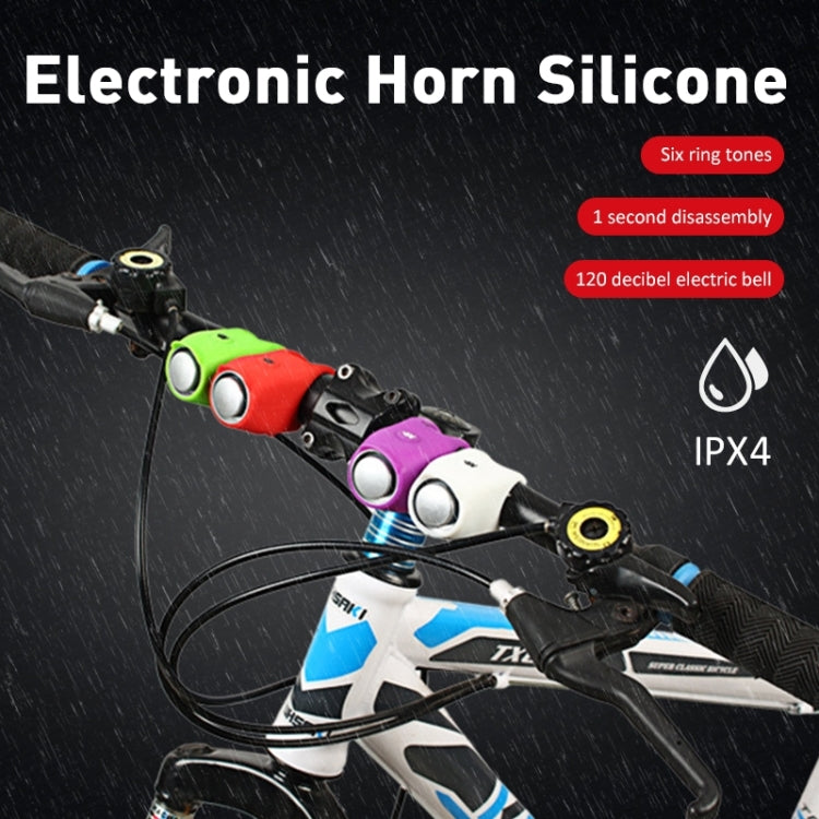 120 dB Bicycle Bell Mountain Bike Electric Horn(Green)