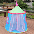 Children Toy House Yurt Folding Game Tent(Blue)