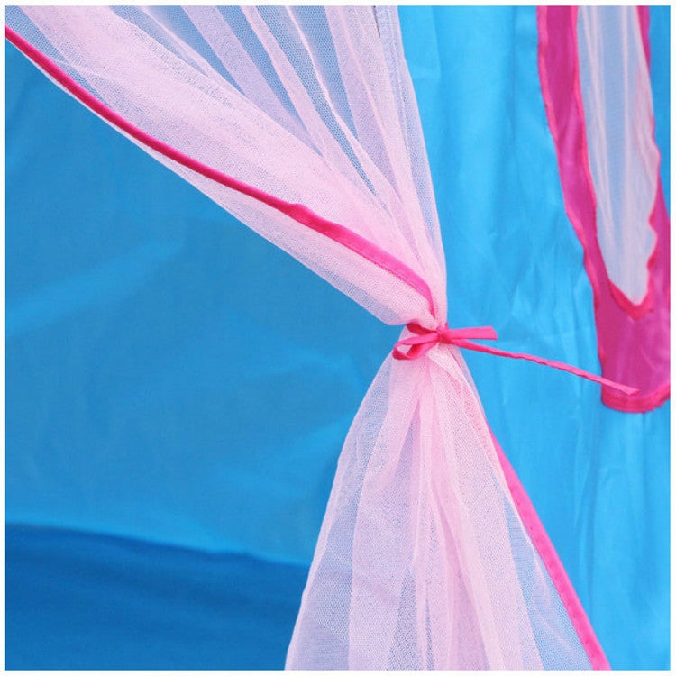 Children Toy House Yurt Folding Game Tent(Pink)