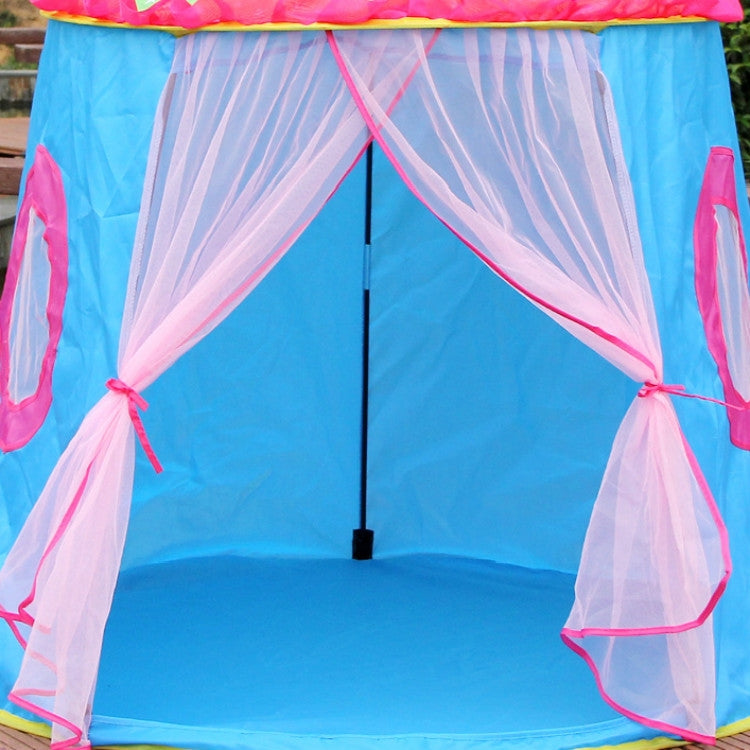 Children Toy House Yurt Folding Game Tent(Pink)