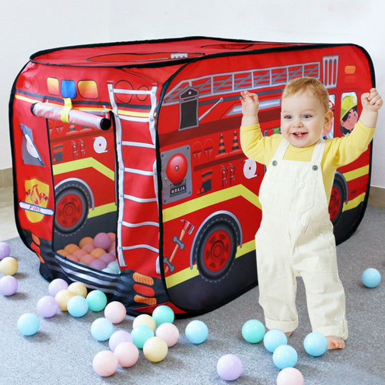 Children Toy Tent Cloth Fire Truck Police Car School Bus Game House(Ice Cream Truck)