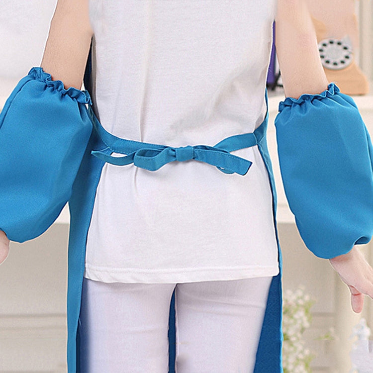 Children Drawing Sleeves Painting Clothes, Color:Blue Cuff One Size