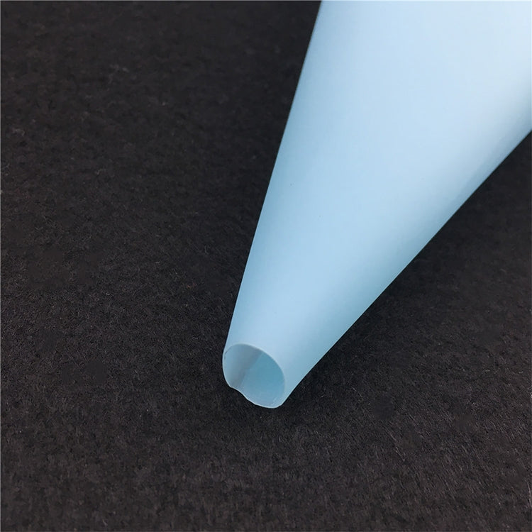 4 in 1 Silicone Icing Piping Cream Pastry Bag Nozzle DIY Cake Decorating Tools Set(EVA Bag Blue 4 Mixed)