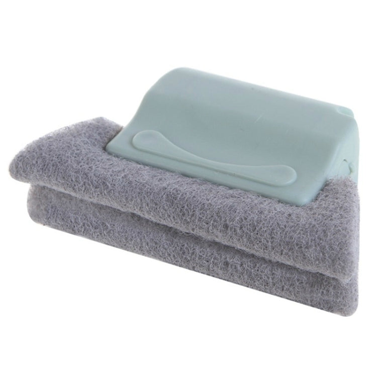 Window Groove Cleaning Cloth Cleaning Brush(Gray Green)