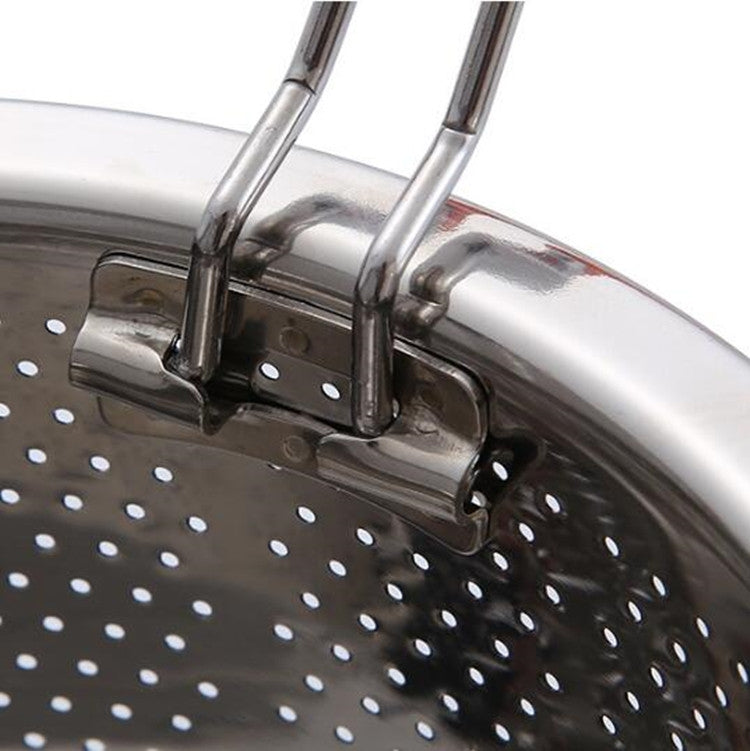 Stainless Steel Steaming Basket Plug-in Silicone Handle Pressure Cooker Steamer Kitchen Cooker Accessories, Typle:6 Quarts