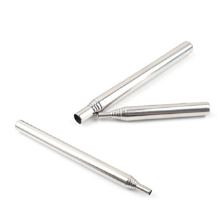 2 PCS Outdoor Camping Fire Tool Stainless Steel Blower Picnic Barbeque Barbecue Tool Retractable Blow Torch, Specification:6 Sections