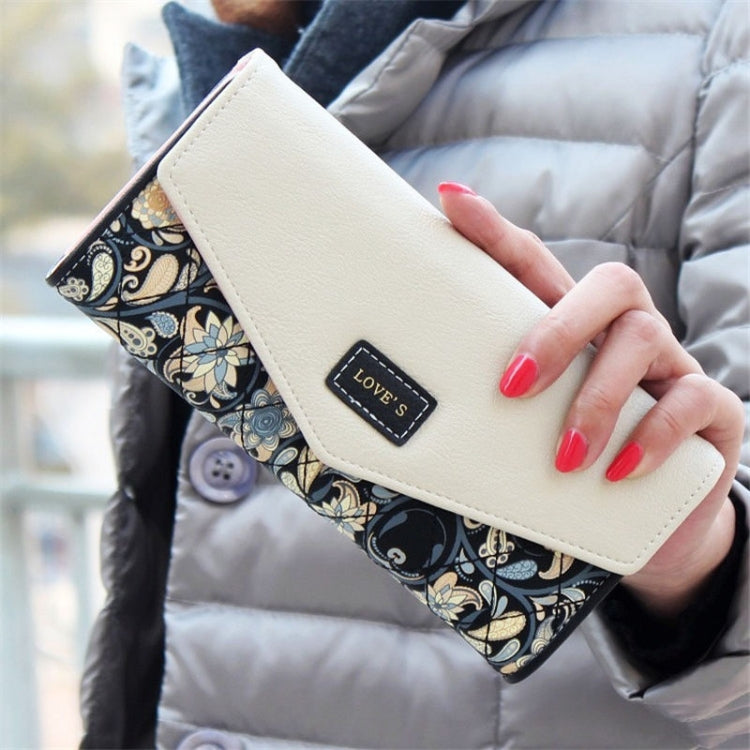 Fashion Ladies Leather Clutch Bag Purse Long Cartoon Wallet Coin Purse(Watermelon red)