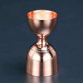 Stainless Steel Wine Measurer Ounce Cup Mixing Measuring Cup, Color:Rose Gold