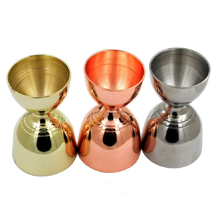 Stainless Steel Wine Measurer Ounce Cup Mixing Measuring Cup, Color:Gun Black