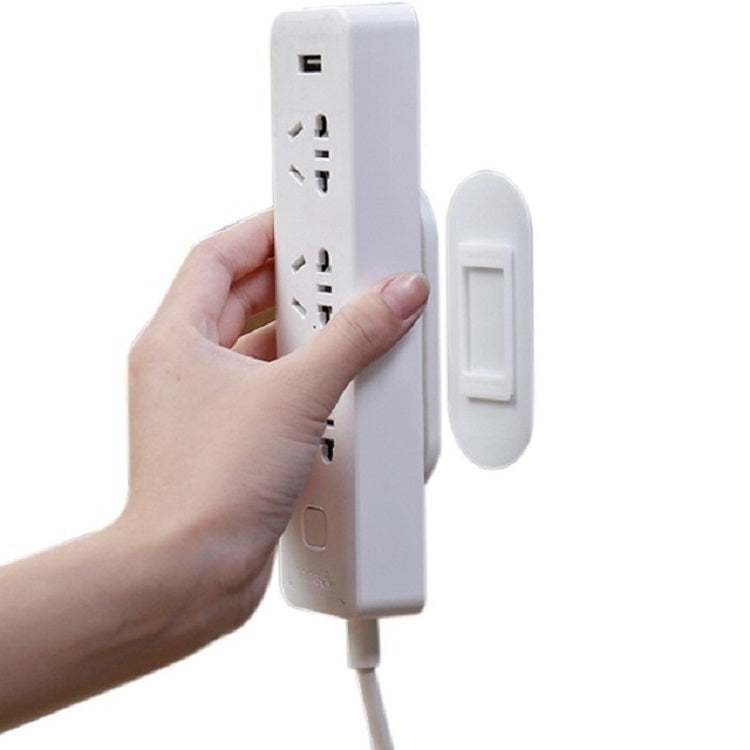 5pcs Outlet Holder Wall Mount Plug Board Socket Fixing Frame(White)