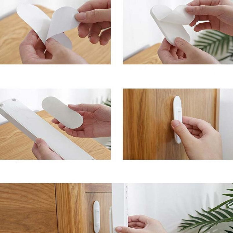 5pcs Outlet Holder Wall Mount Plug Board Socket Fixing Frame(White)