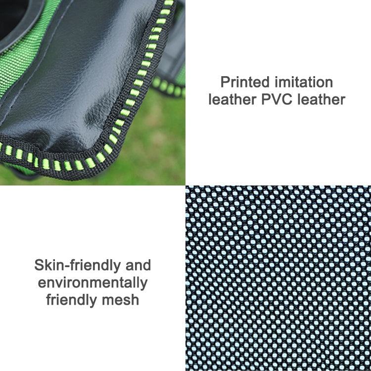 Portable Outdoor Folding Recliner Wild Fishing Camping Leisure Stool Stainless Steel Folding Beach Chair Furniture(Green)