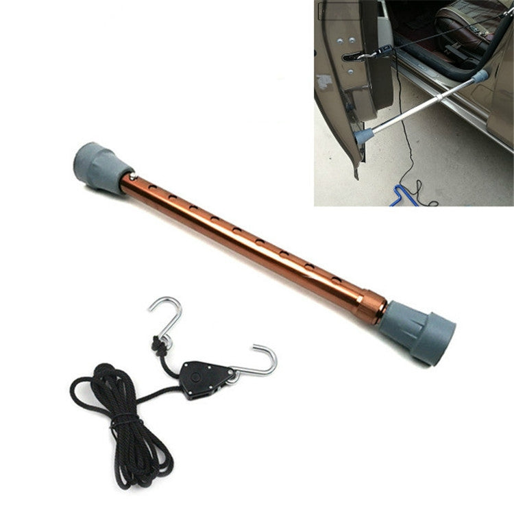Automobile Sheet Metal Depression Repair Auxiliary Tool Hood Support Rod(Bronze And Rope)