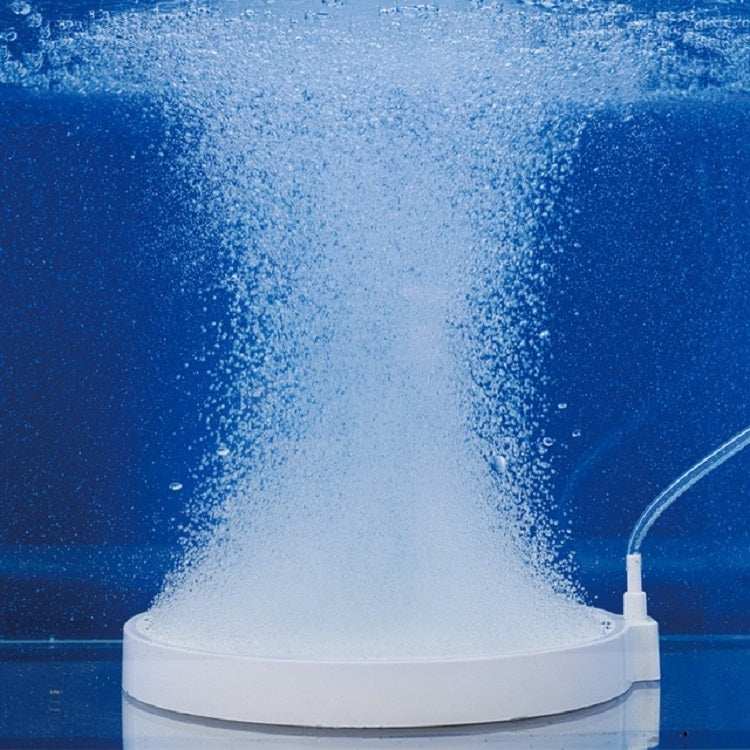 Nano Air Disk Stone Fish Tank Bubble Oxygen Pump Air Refiner, Diameter:150mm(White)