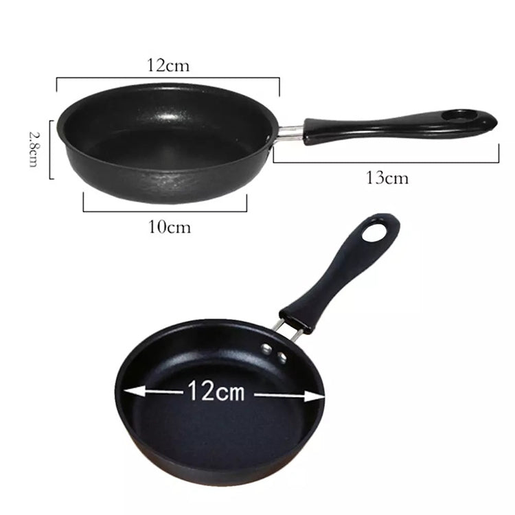 Mini Egg Frying Panpure Non-Stick  Flat Bottom Pan Multicooker, Size:12cm