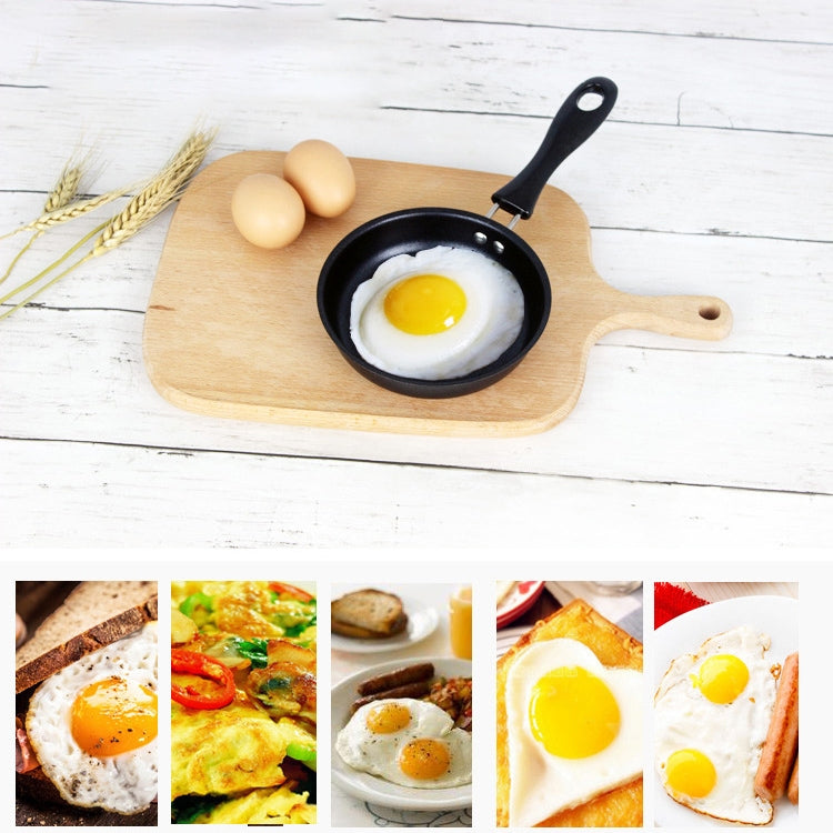 Mini Egg Frying Panpure Non-Stick  Flat Bottom Pan Multicooker, Size:12cm