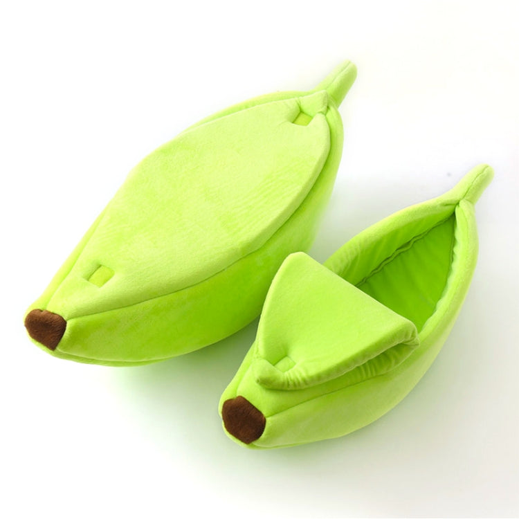 Creative Kennel Banana Shape Cat Litter Winter Warm Pet Nest, Size:S(Green)