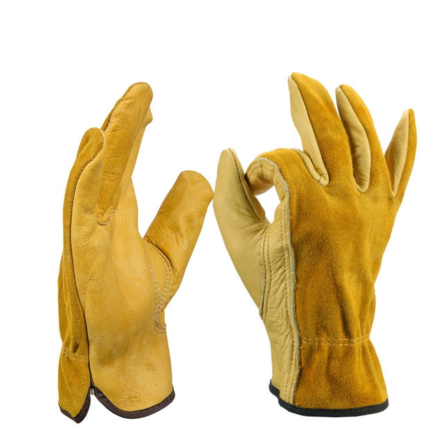 2 Pairs Motorcycle Gloves Riding Gloves Garden Labor Protection Safety Gloves, SIZE:L