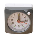 Bedside Mute Alarm Clock With Light & Snooze Function(Gray)