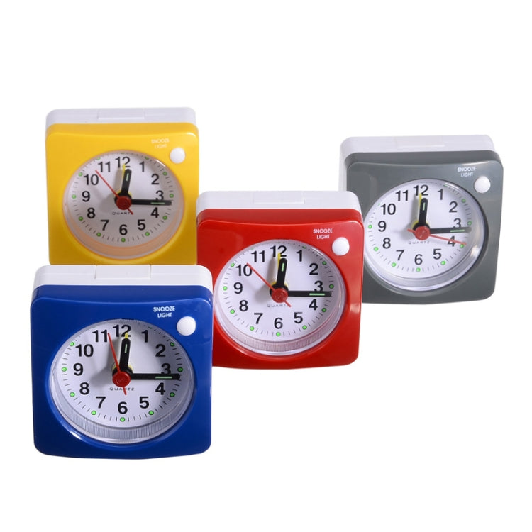 Bedside Mute Alarm Clock With Light & Snooze Function(Gray)