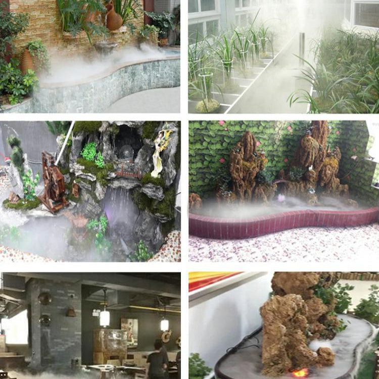 Fountain Fish Tank Ultrasonic Portable Atomizer, US Plug, Type:Electronic without Lamp Metal