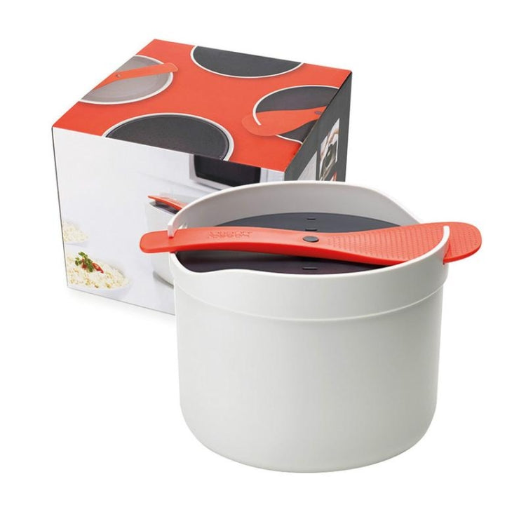 Kitchenware Microwave Oven Utensils Rrice Cooker Heating Steamer Pot Steamed Rice Box(Bright Orange)