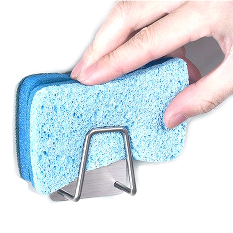 Stainless Steel Sponge Drain Rack Storage Rack Kitchen Bathroom Organizer Rack
