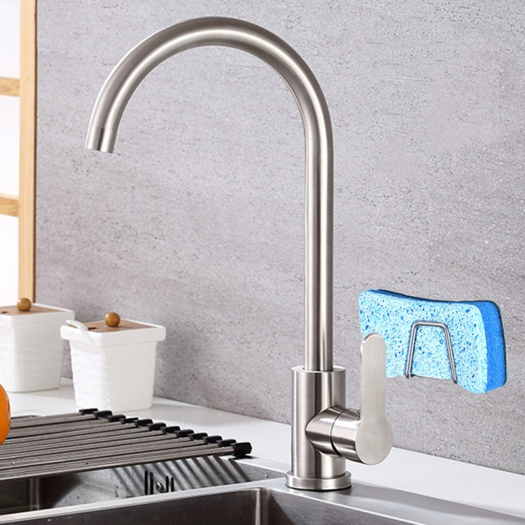 Stainless Steel Sponge Drain Rack Storage Rack Kitchen Bathroom Organizer Rack